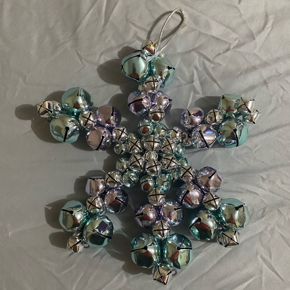 Bell Snowflake shaped Christmas decor